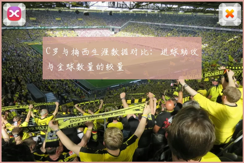 C罗与梅西生涯数据对比：进球助攻与金球数量的较量